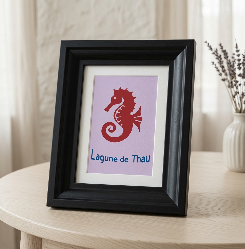Hippocampe Lagune — FLAMINGO ART