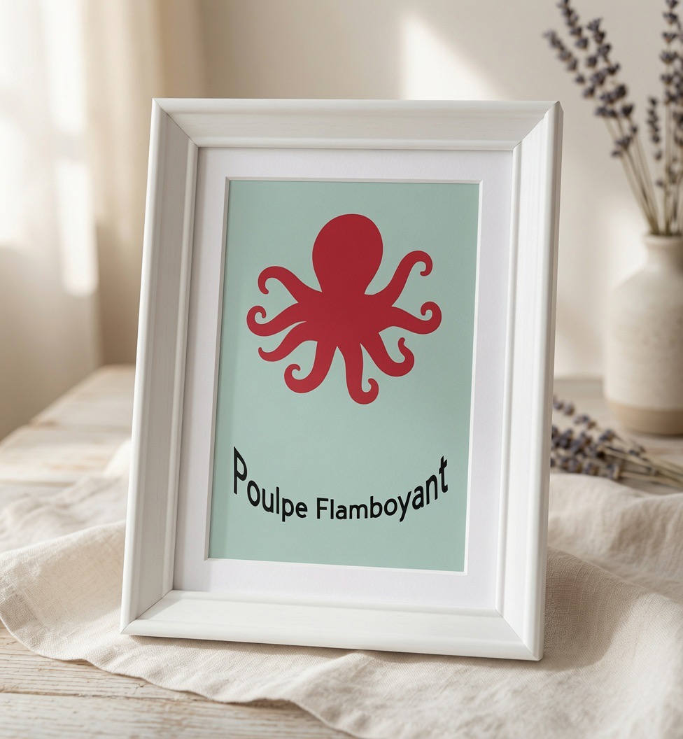 Poulpe Flamboyant — FLAMINGO ART