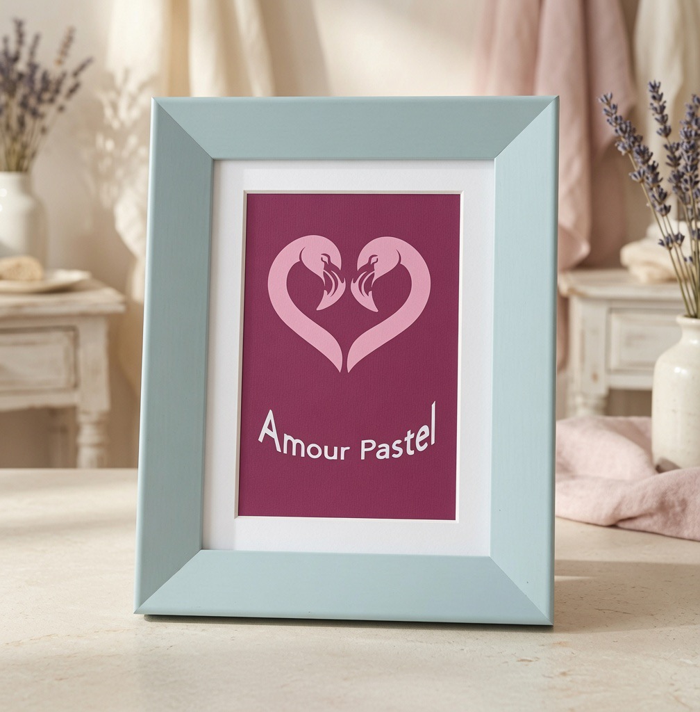 Amour Pastel — FLAMINGO ART